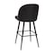 Flash Furniture 2PK 30" Black LeatherSoft Armless Barstool AY-1026H-30-BK-GG - alternate 4